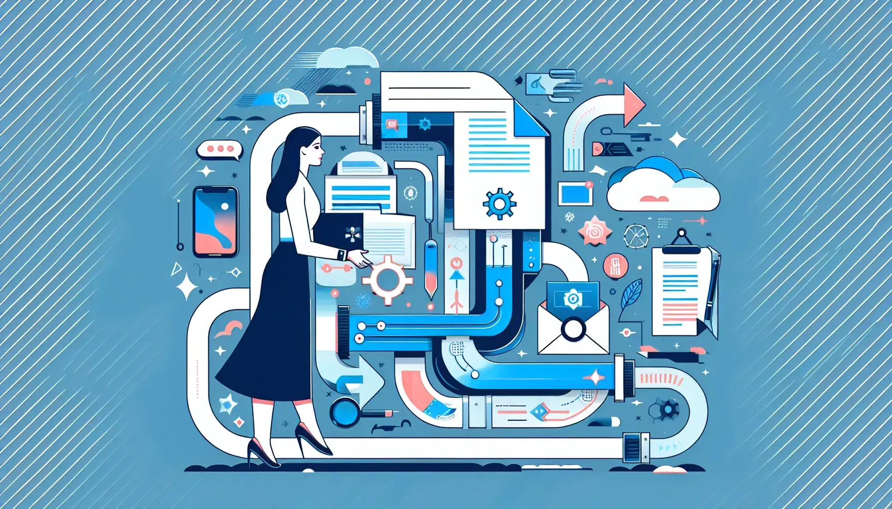 Educator uploading a syllabus into an AI system that generates organized course materials