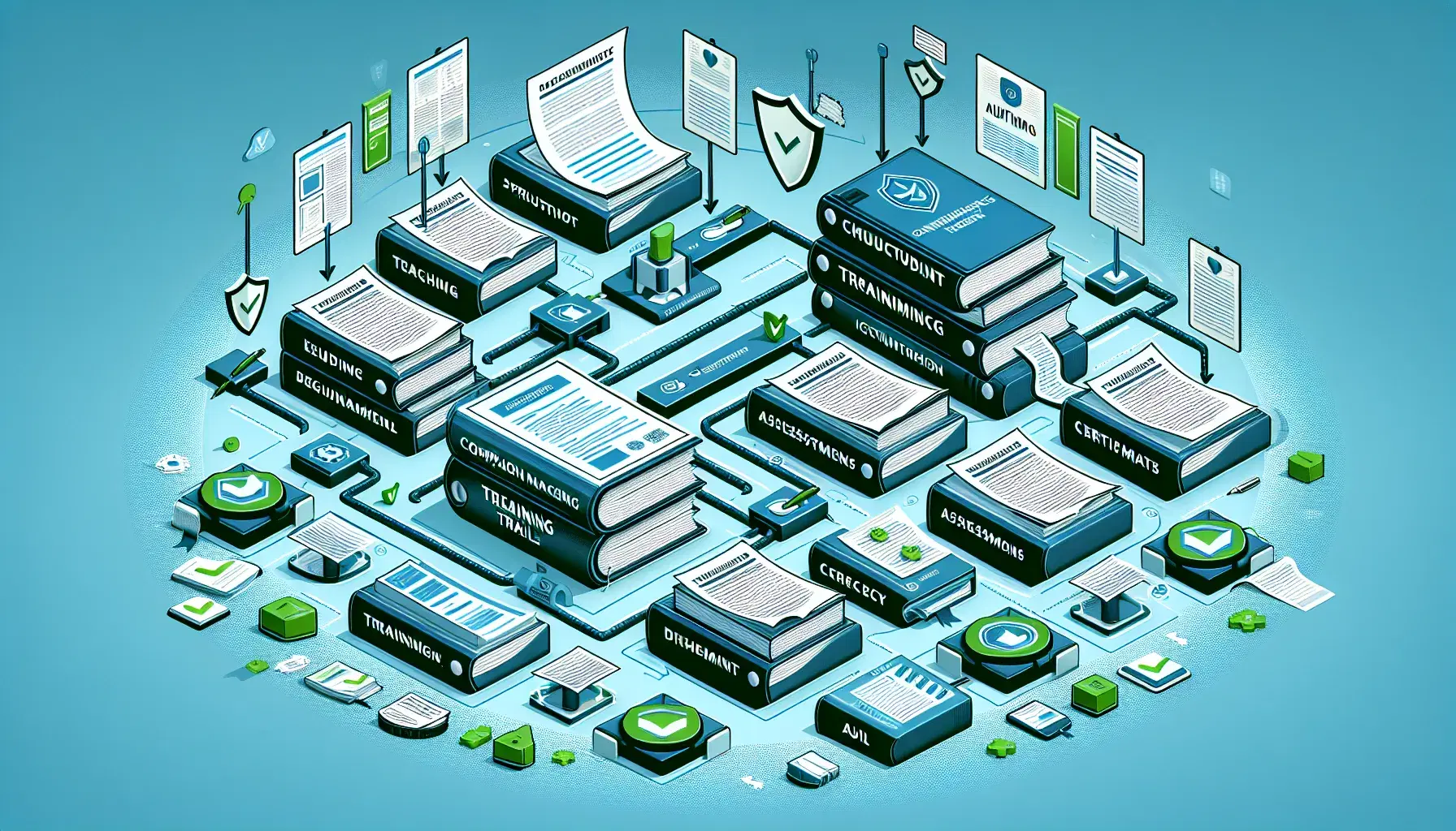 Compliance training management with regulatory documents transformed into structured training modules