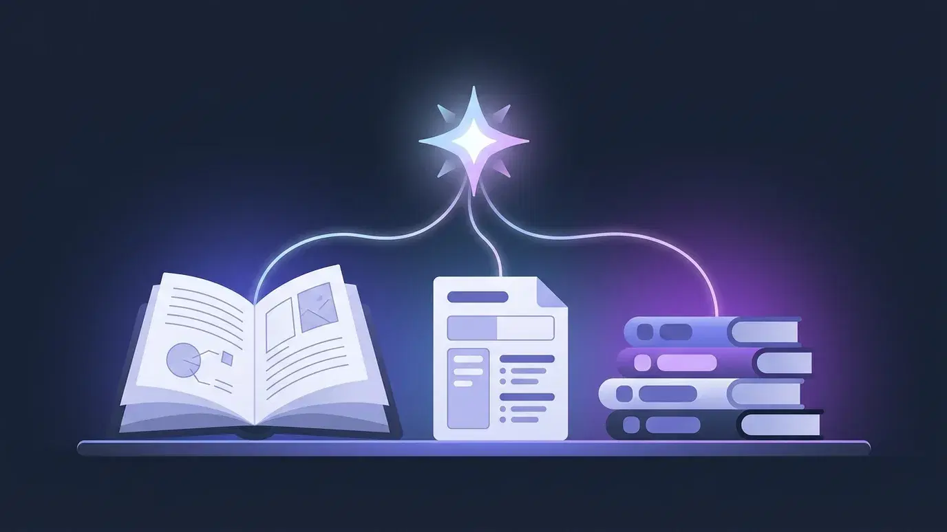 AI generating lesson content anchored to an open textbook and syllabus