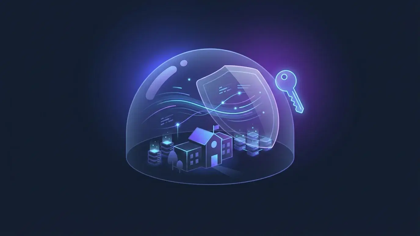 Shield and key protecting student data flowing between school systems and AI models